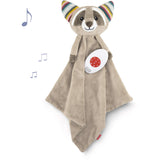Zazu Brown Robin The Racoon Comforter With Sound