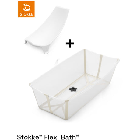 Stokke® Sandy Beige Flexi Bath® X-Large + Newborn Sæt Bundle