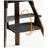 Stokke® Clikk™ Highchair Black / Warm Brown
