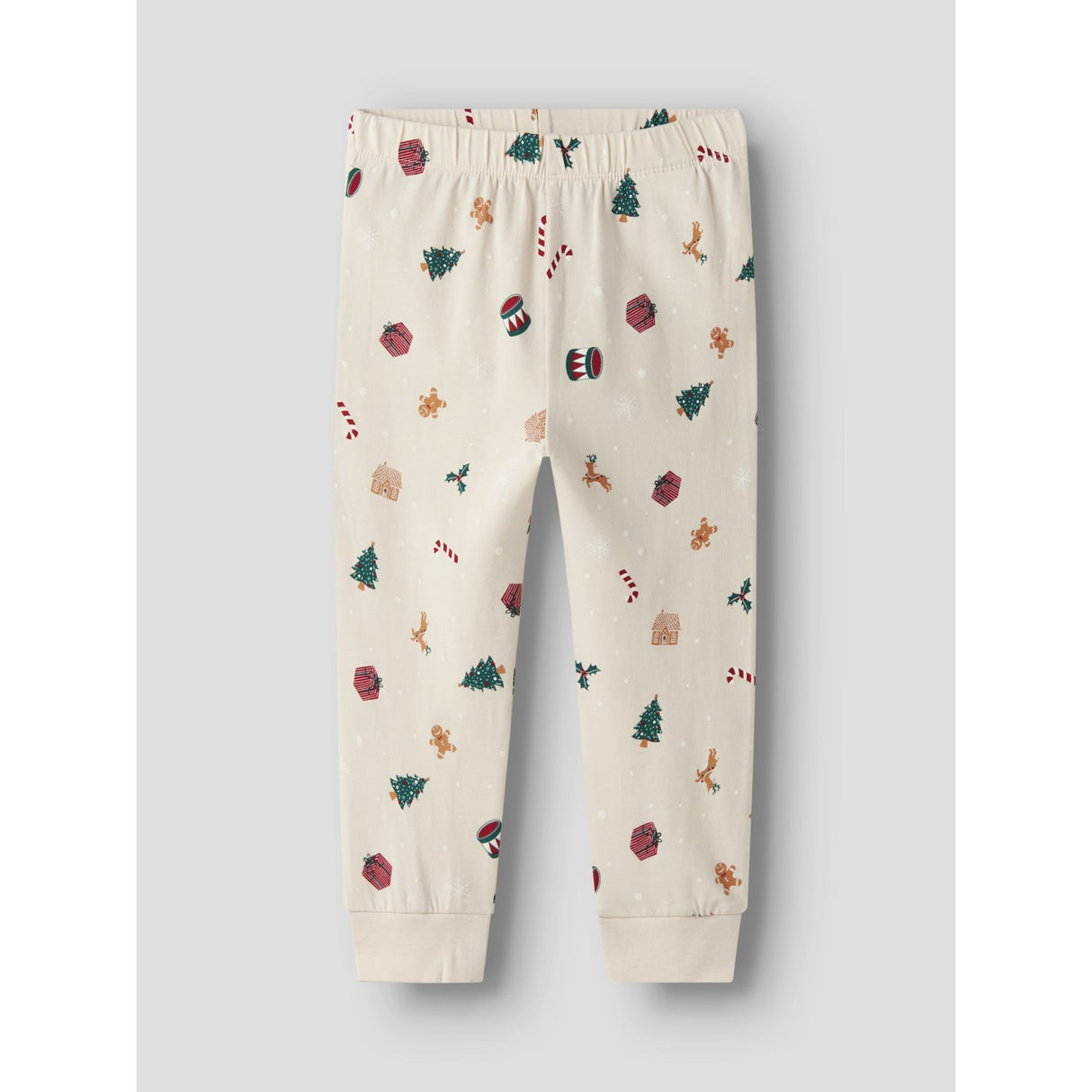 Name It Jule Nattøj sæt Whitecap Gray Xmas AOP