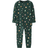 Name It Jule Nattøj sæt Botanical Garden Xmas AOP
