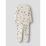 Name It Jule Nattøj sæt Whitecap Gray Xmas AOP