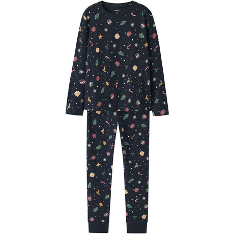 Name It Jule Nattøj sæt Navy Blazer Xmas AOP