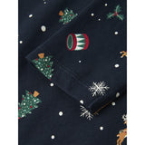Name It Jule Nattøj sæt Navy Blazer Xmas AOP