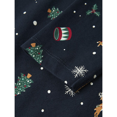 Name It Jule Nattøj sæt Navy Blazer Xmas AOP