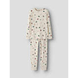 Name It Jule Nattøj sæt Whitecap Gray Xmas AOP
