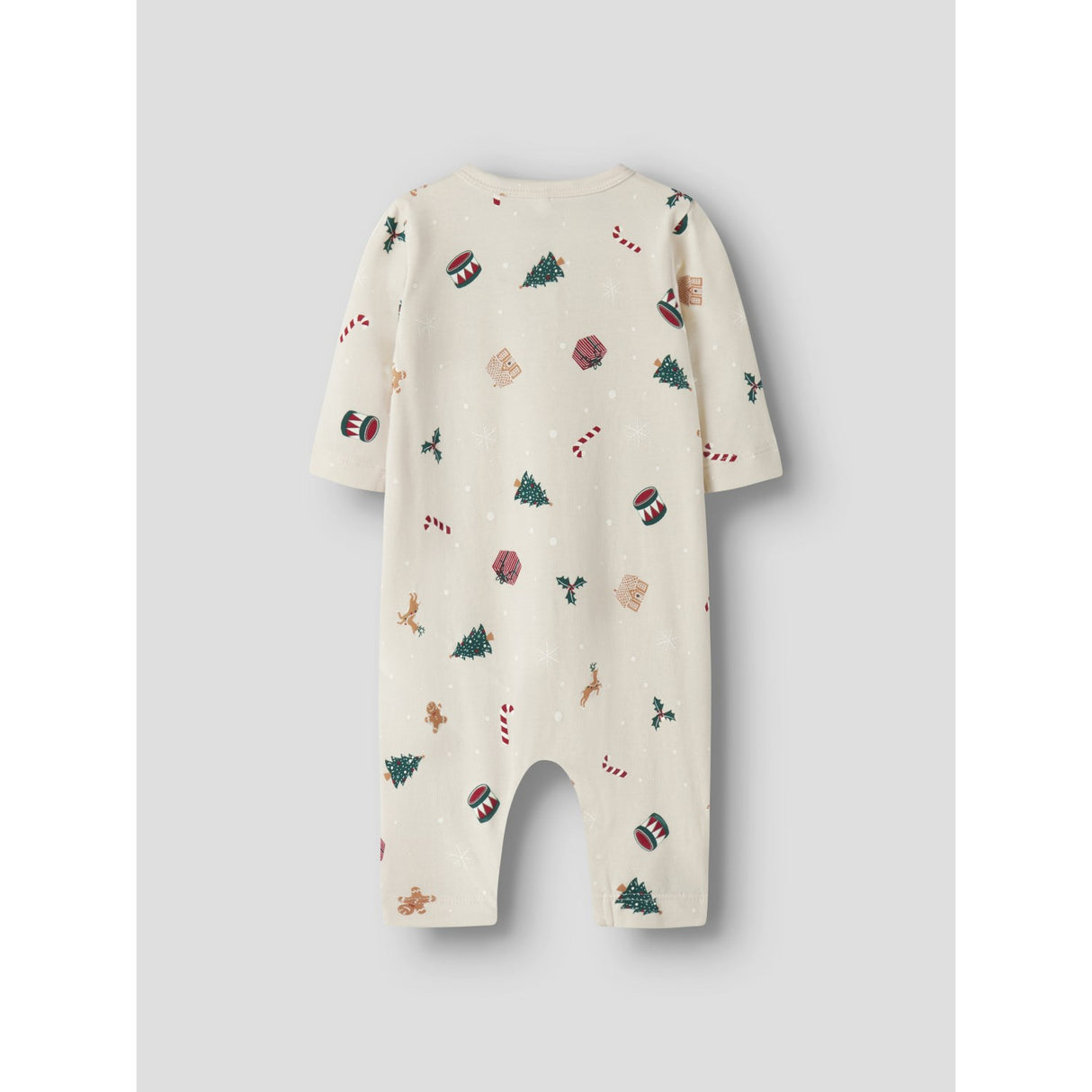 Name It Jule Natdragt Whitecap Gray Xmas AOP