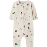 Name It Jule Natdragt Whitecap Gray Xmas AOP