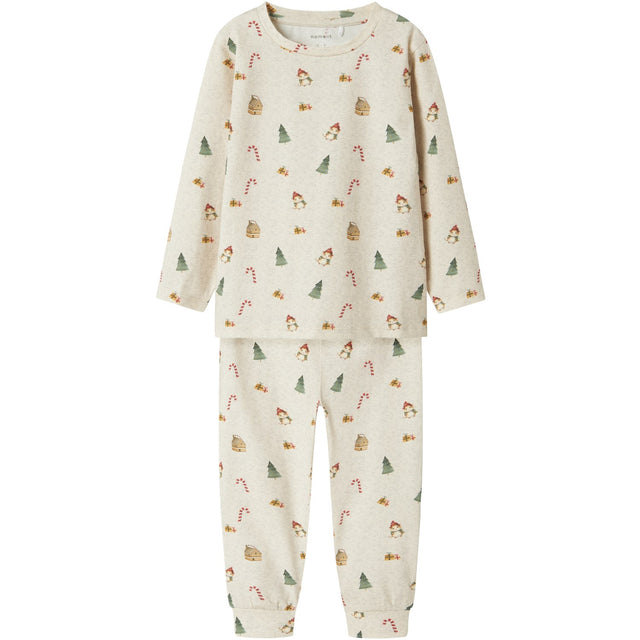 Name It Jule Nattøj sæt Roccas Peyote Melange