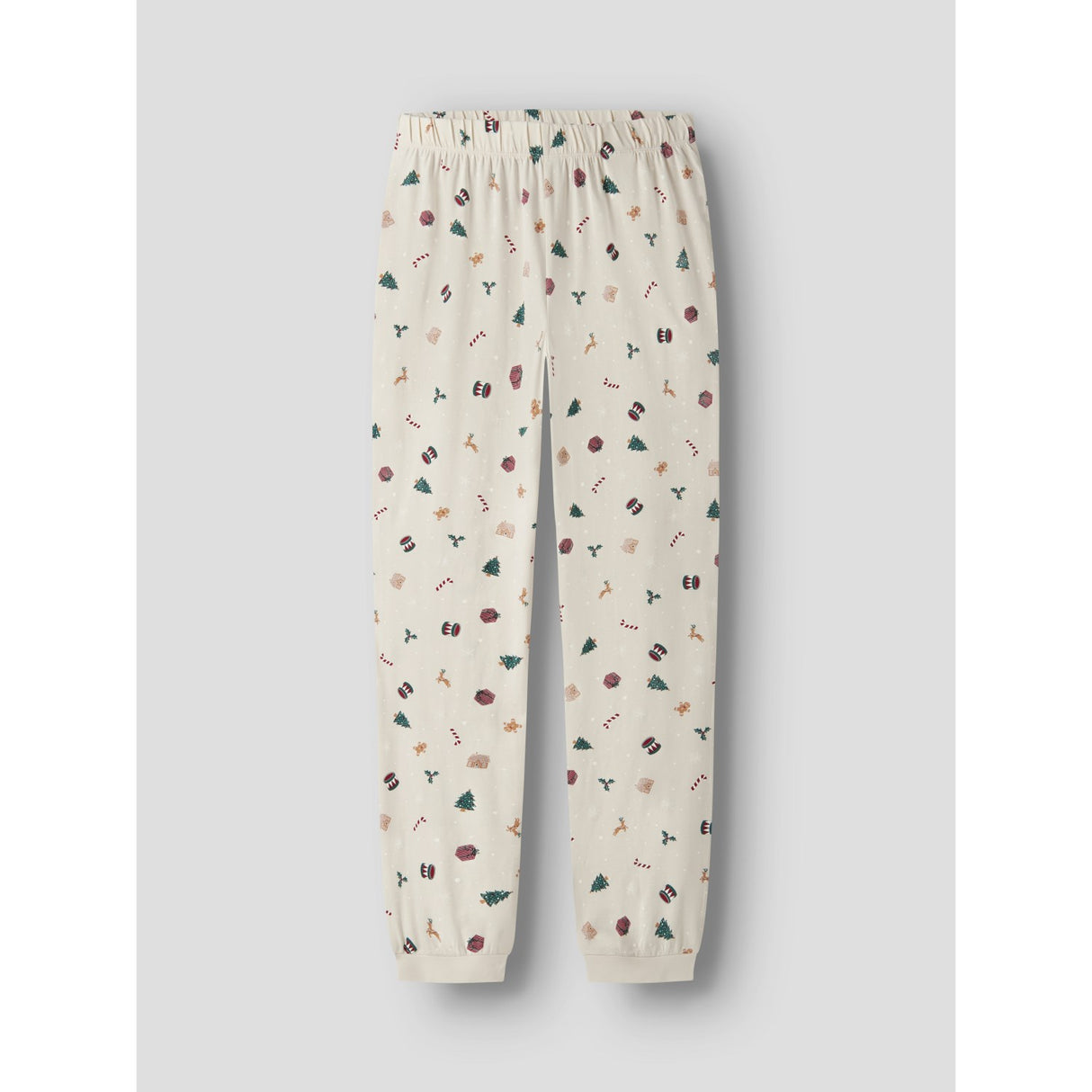 Name It Jule Nattøj sæt Voksen Whitecap Gray Xmas AOP