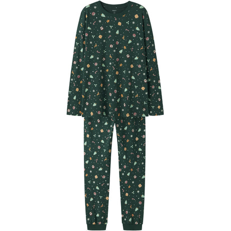 Name It Jule Nattøj sæt Voksen Botanical Garden Xmas AOP