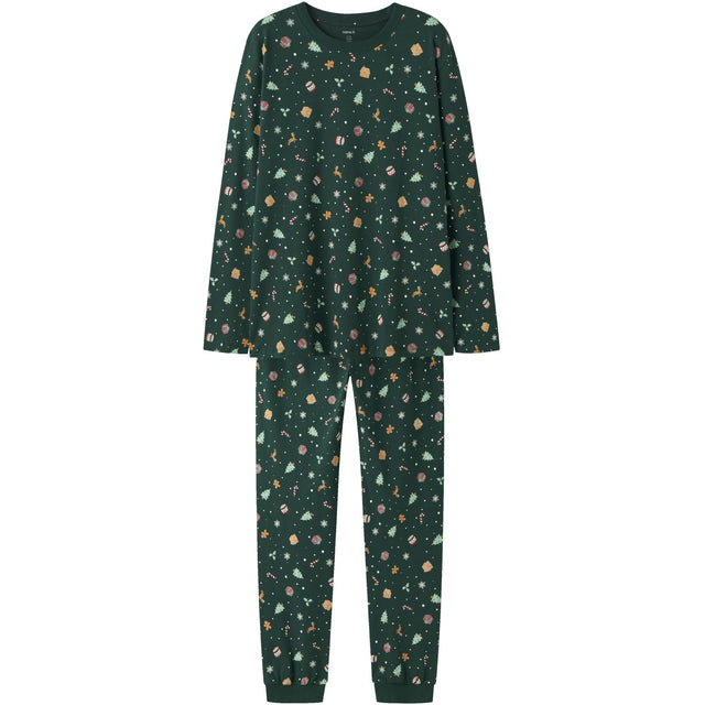 Name It Jule Nattøj sæt Voksen Botanical Garden Xmas AOP