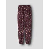 Name It Jule Nattøj sæt Voksen Burgundy Xmas AOP