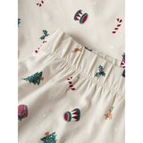 Name It Jule Nattøj sæt Voksen Whitecap Gray Xmas AOP