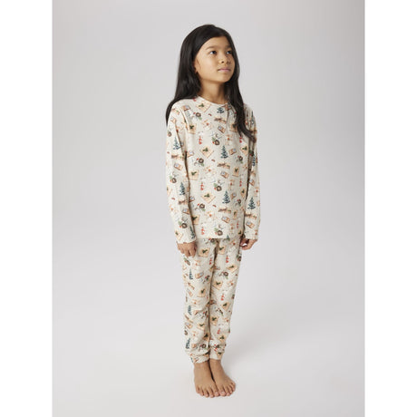 Name It Jule Pyjamas Roccos Peyote Melange (duplikat beholdt ift. ID)