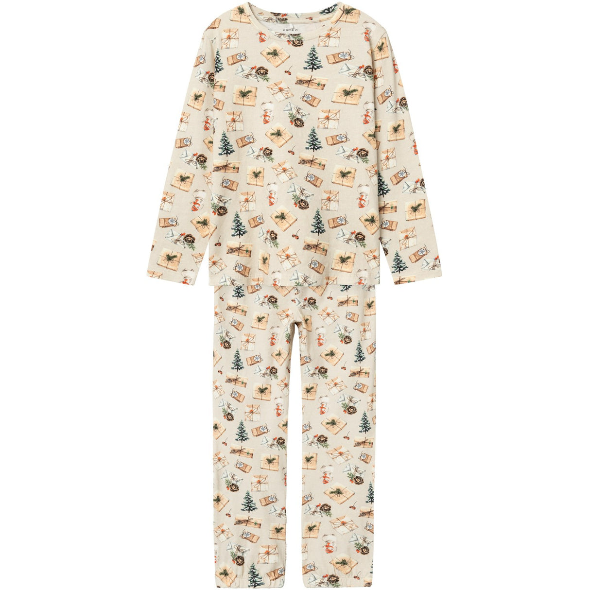 Name It Jule Pyjamas Roccos Peyote Melange (duplikat beholdt ift. ID)