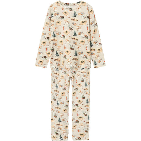 Name It Jule Pyjamas Roccos Peyote Melange (duplikat beholdt ift. ID)