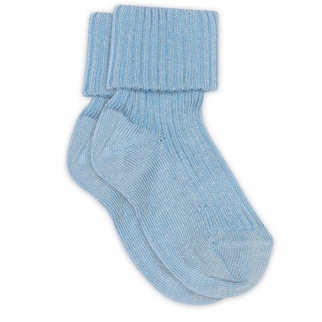 Mp Danmark Blue Bell Bomuld Rib Baby Strømper
