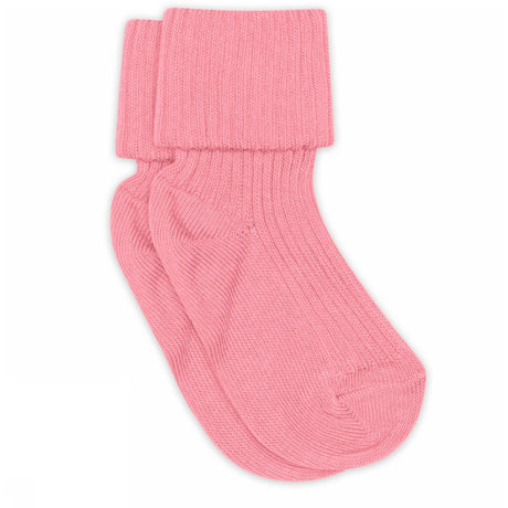 Mp Danmark Pink Cosmos Bomuld Rib Baby Strømper
