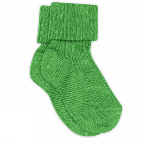 Mp Danmark Vibrant Green Bomuld Rib Baby Strømper
