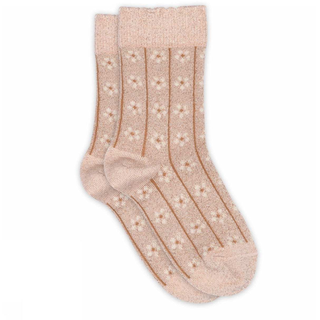 Mp Danmark Rose Dust Oline Glitter Strømper