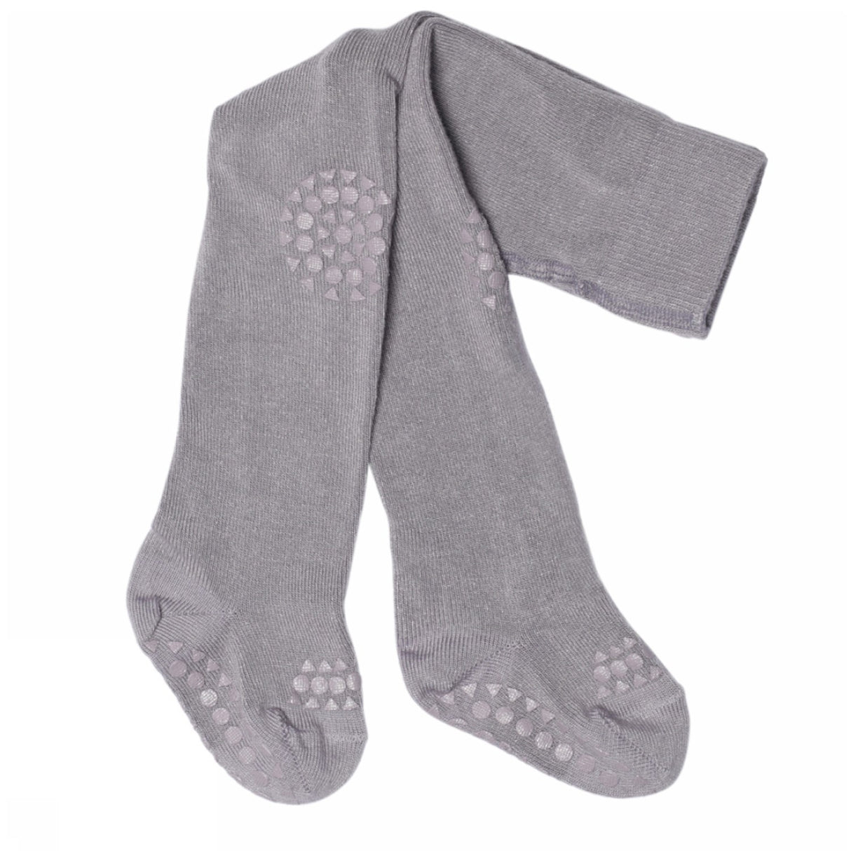 Gobabygo Lavender Gray Crawling Tights- Viscose-bamboo