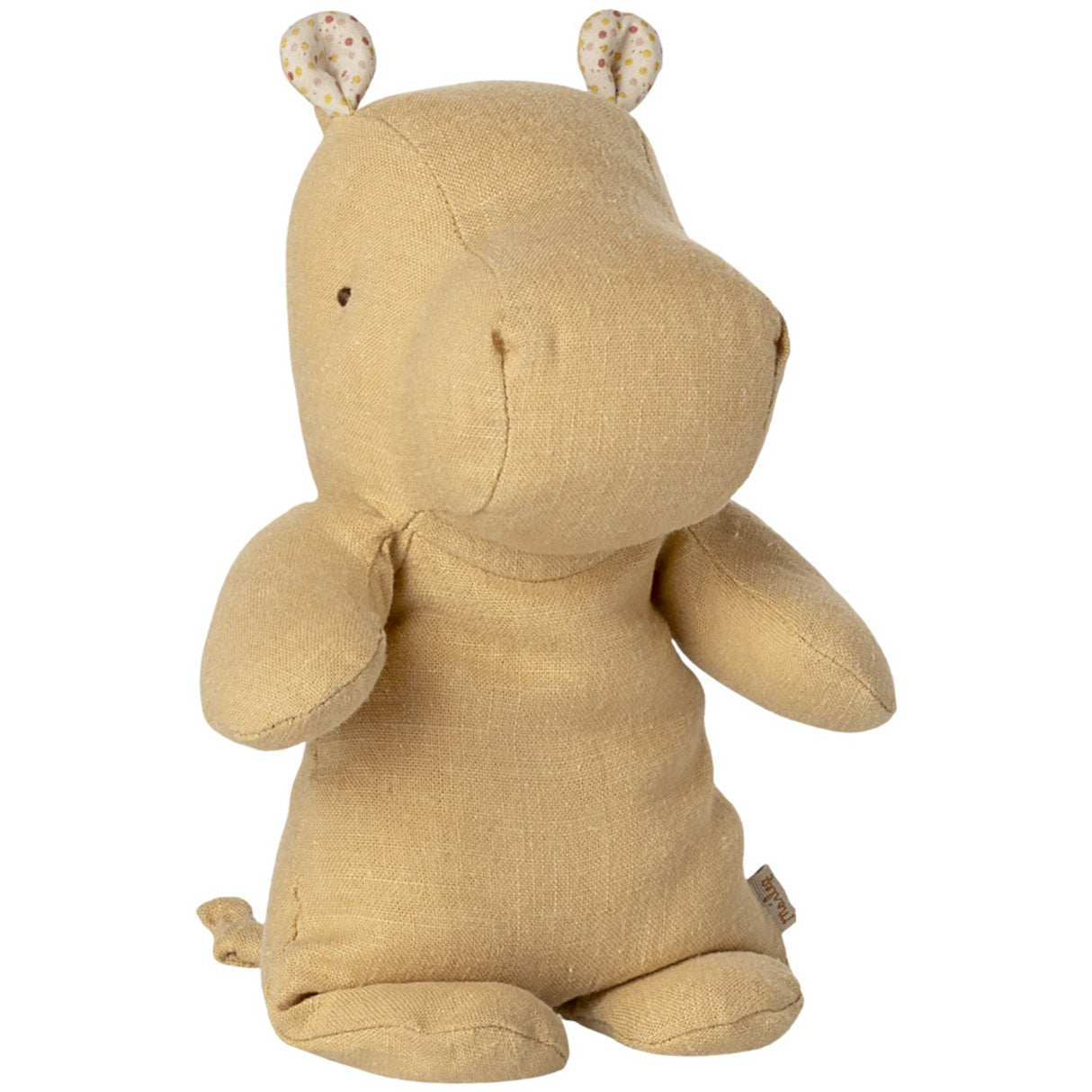 Maileg Safari Friends, Flodhest, Lille - Råhvid