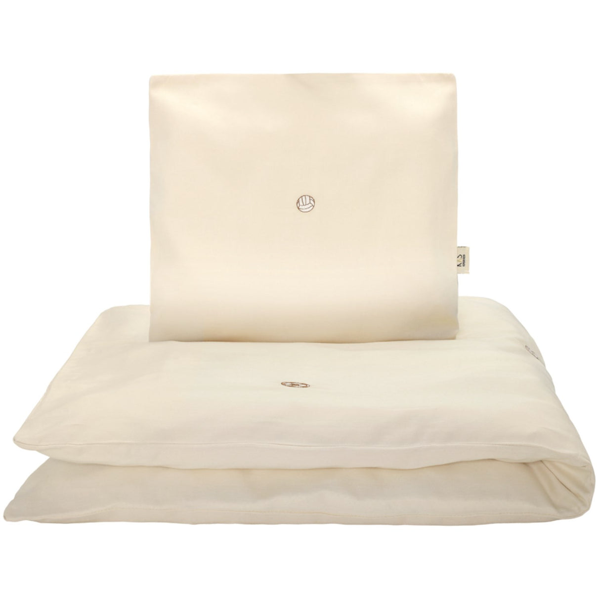 KAS Kopenhagen Cream Soccer Embroidered Sengetøj