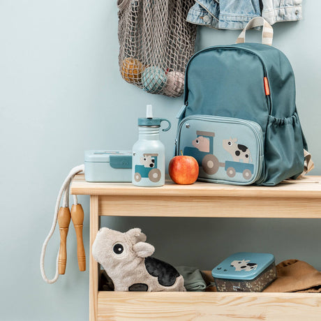 DonebyDeer Tiny Farm Blue Flaske Rustfrit Stål 350 Ml