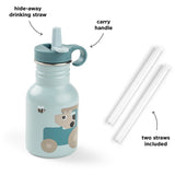 DonebyDeer Tiny Farm Blue Flaske Rustfrit Stål 350 Ml