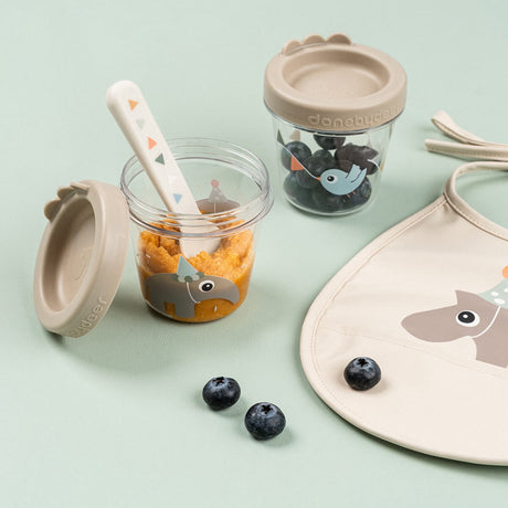 DonebyDeer Celebration Sand Babymad Bøtte 2-Pak