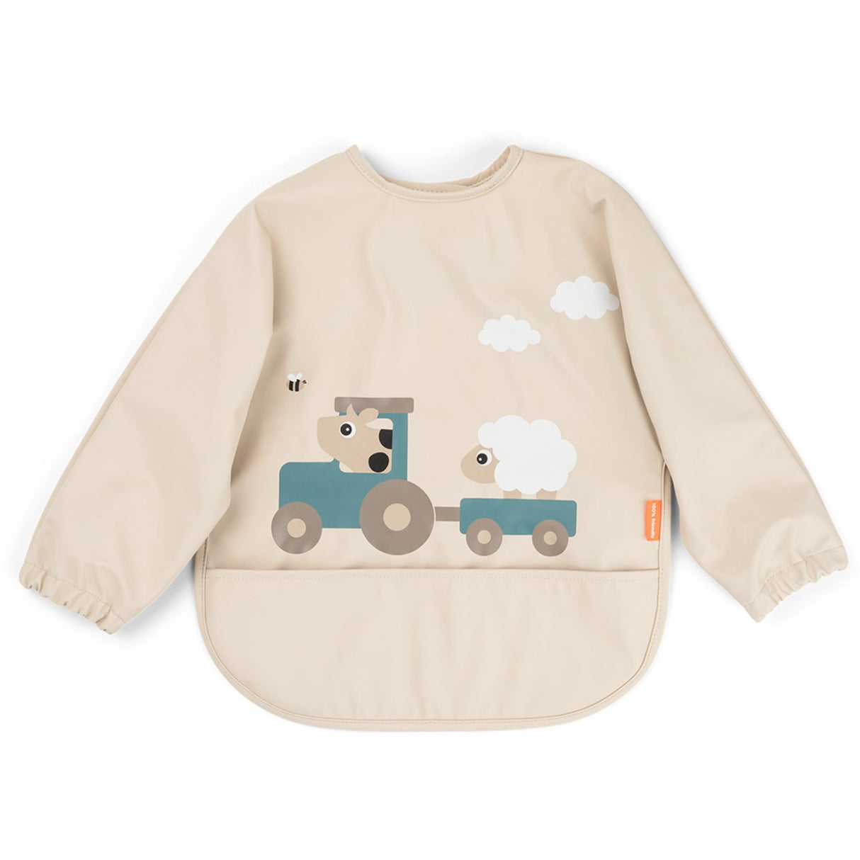 DonebyDeer Tiny Farm Sand Hagesmæk Med Ærmer Og Lomme