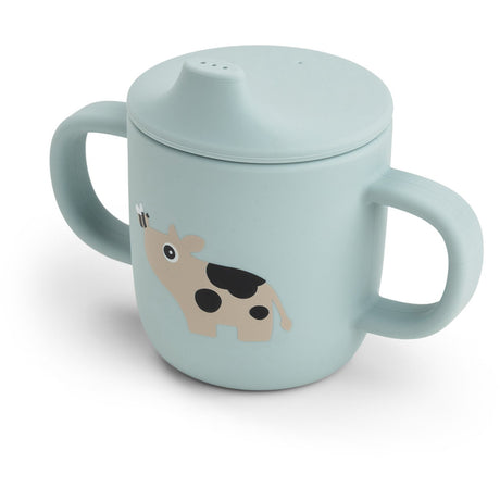 DonebyDeer Tiny Farm Blue Silikone Tudkop 2 Håndtag