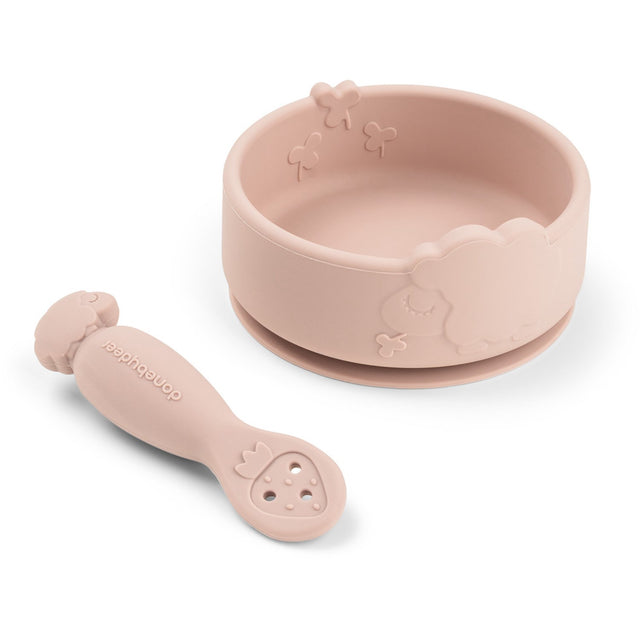 DonebyDeer Sheepy Powder Silikone Stick&Stay Skål & Babyske