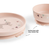 DonebyDeer Celebration Powder Foodie Spisesæt Med Sugekop