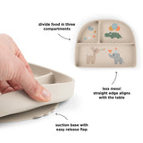 DonebyDeer Celebration Sand Stick&Stay Inddelt Tallerken