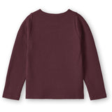 Fliink Burgendy Kenna Ls Bluse