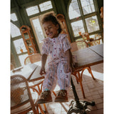 Fliink Chalk Pink Aop Colombe Ruffle Bukser