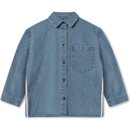Fliink Medium Denim Blue Donny Bluse