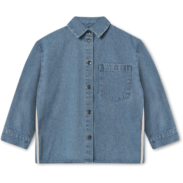 Fliink Medium Denim Blue Donny Bluse