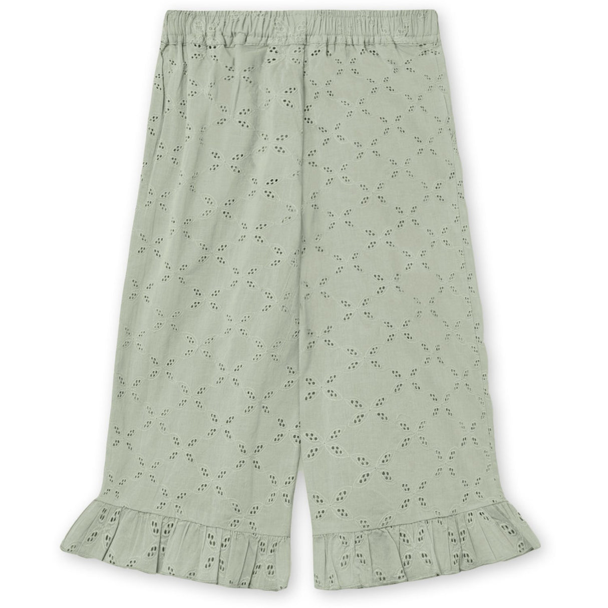 Fliink Aqua Gray Harper Ruffle Bukser