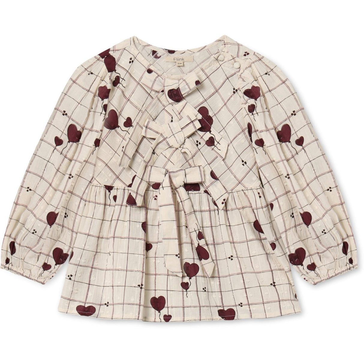 Fliink Sandshell Heart Aop Ilove Bluse