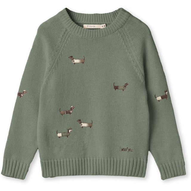 Fliink Hedge Green Mahdi Dog Pullover