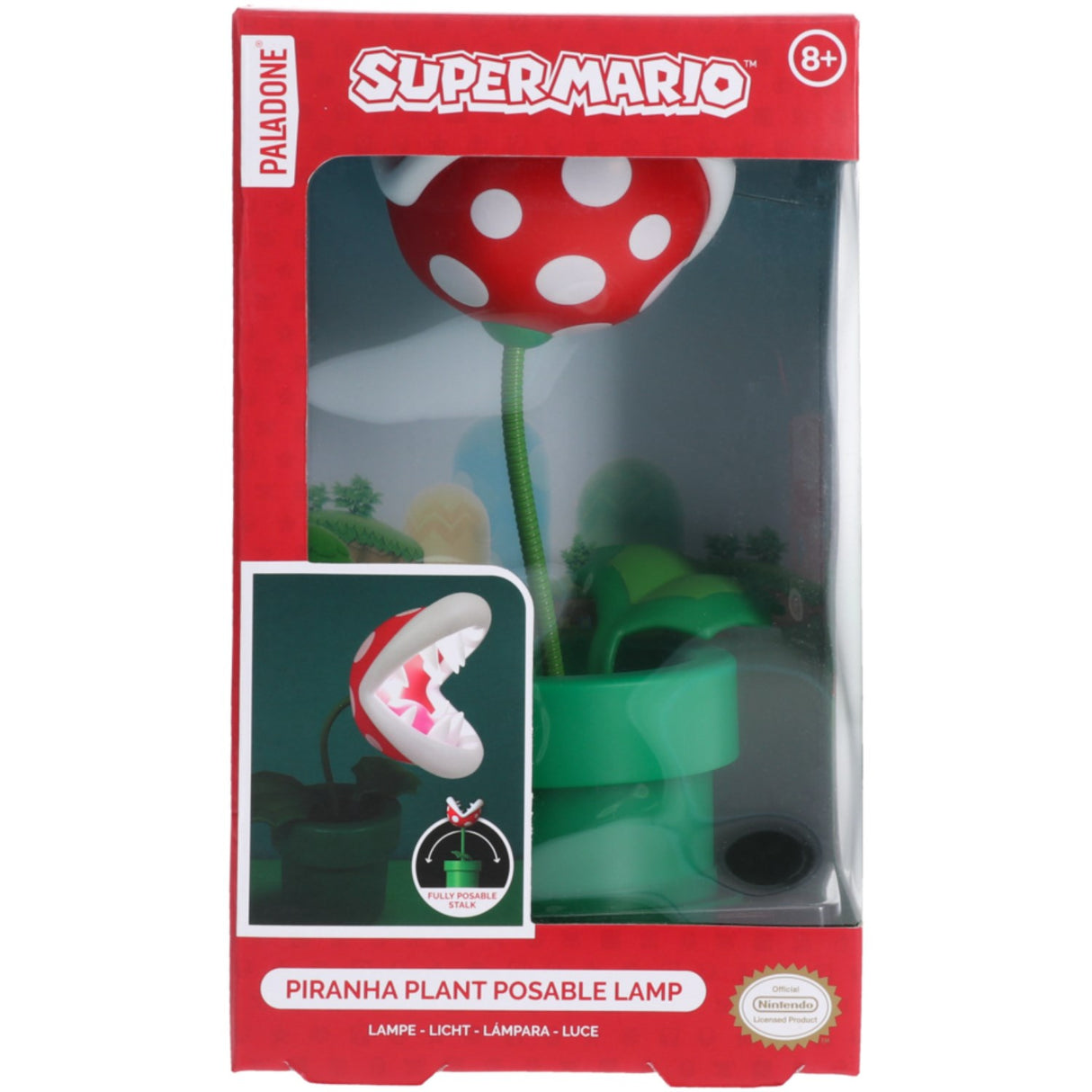 Paladone Super Mario Piranha Plant Posable Lampe