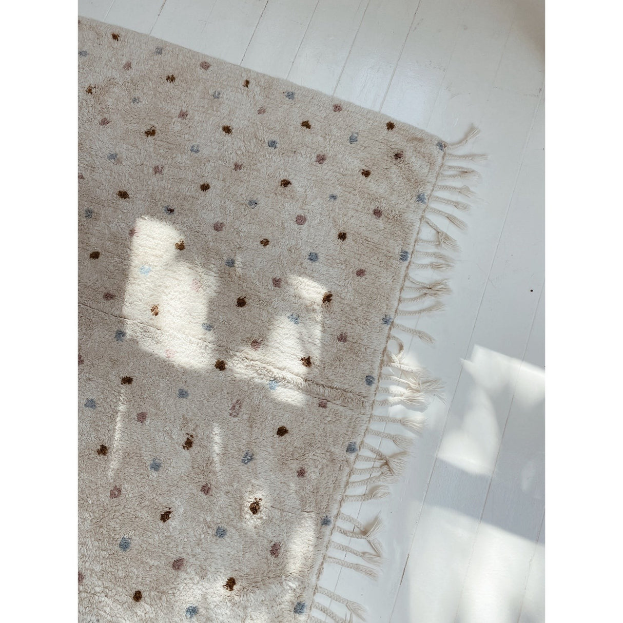 KAS Kopenhagen Natural Multi Dots Farve Rug 120X160