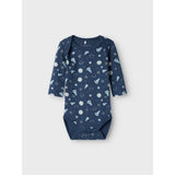 Name It Dark Denim Nbmbody 3P Ls Dark Space Noos