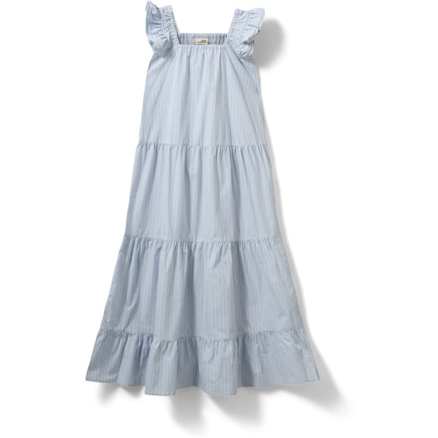 Sofie Schnoor Light Blue Striped Maurasy Kjole