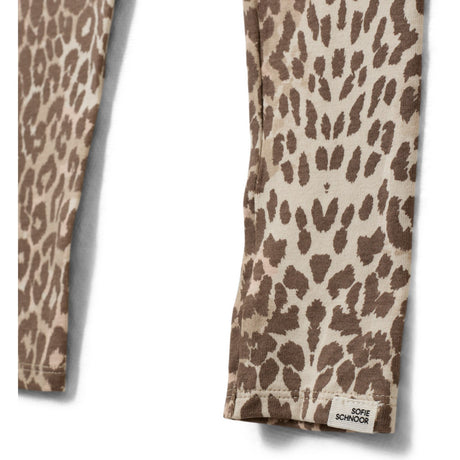 Sofie Schnoor Aop Beige Leopard Nalinekb Leggings