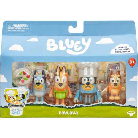 Bluey Figur 4-Pak Dessert Time Pavlova
