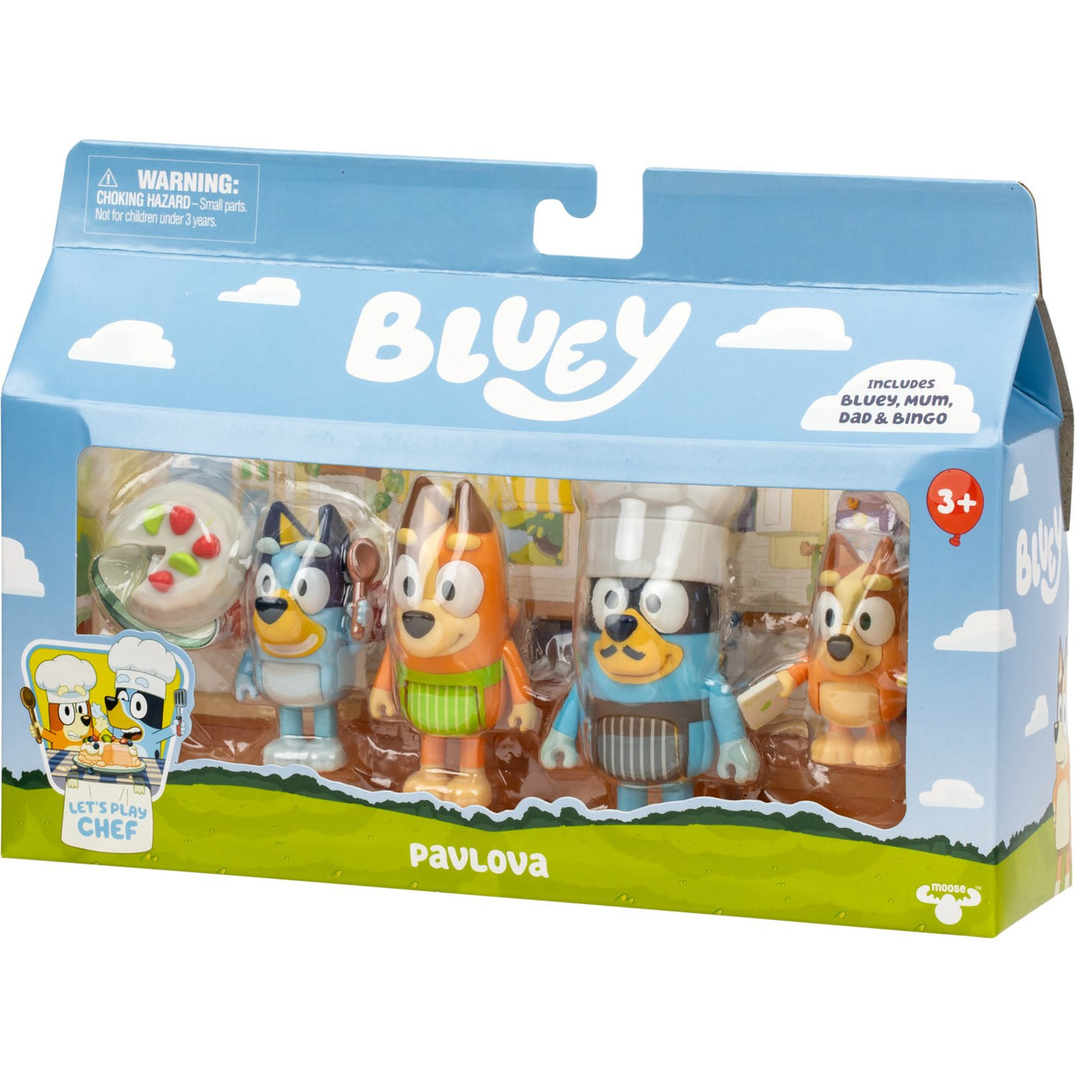 Bluey Figur 4-Pak Dessert Time Pavlova